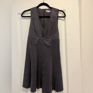 Wilfred Gray A-line Plunge Dress
